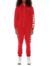 Cult Of Individuality Men's French Terry Zip Up Hoodie In Red
