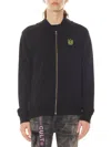 Cult Of Individuality Fallen Angel Cotton Graphic Zip-up Hoodie In Vintage Black
