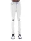 Cult Of Individuality Punk Distressed Super Skinny Jeans In Foil