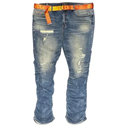 Cult Of Individuality Men's Hipster Nomad Jeans In Pigeon In Multi