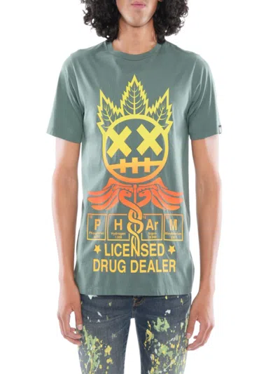 Cult Of Individuality Men's Logo Graphic Tee In Duck Green