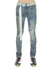 Cult Of Individuality Punk Super Skinny Stretch Jeans In Blue