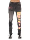 Cult Of Individuality Punk Sex Pistols Distressed Rigid Super Skinny Jeans In Bollocks