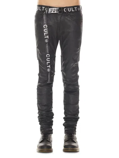 Cult Of Individuality Men's Punk Nomad High Rise Skinny Jeans In Black