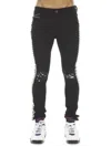 Cult Of Individuality Men's Punk Studded Super Skinny Jeans