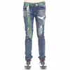 Cult Of Individuality Men's Punk Super Skinny Belted Jean In Reyn In Blue