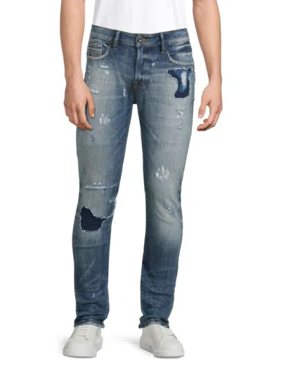 Cult Of Individuality Men's Punk Super-skinny Distressed Jeans In Thumper