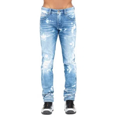 Cult Of Individuality Men's Rocker Premium Stretch Jeans In Dune In Blue
