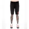 Cult Of Individuality Men's Sweatshorts In Peat Black In Black