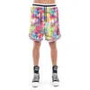 Cult Of Individuality Mesh Drawstring Shorts In Multi