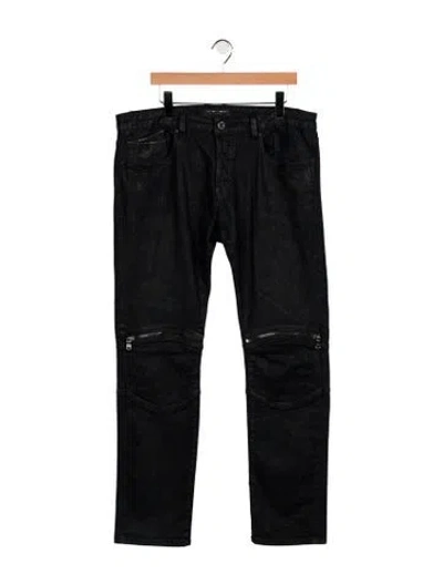 Pre-owned Cult Of Individuality Moto Jeans In Blue
