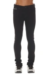 Cult Of Individuality Punk Crystal Embellished Stretch Super Skinny Jeans In Crystal