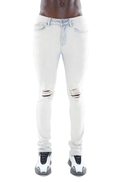 CULT OF INDIVIDUALITY CULT OF INDIVIDUALITY PUNK DISTRESSED SUPER SKINNY JEANS