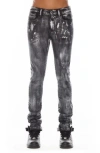 Cult Of Individuality Punk Distressed Super Skinny Jeans In Phantom