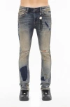 Cult Of Individuality Punk Ripped Super Skinny 601 Jeans In Ivy