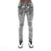 Cult Of Individuality Punk Super Skinny Belted Stretch In Multi
