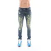 Cult Of Individuality Punk Super Skinny In Chaos In Blue