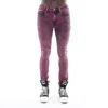 Cult Of Individuality Punk Super Skinny Jeans In Ruby Red In Multi