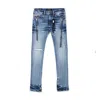 Cult Of Individuality Punk Super Skinny Jeans In Blue