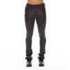 CULT OF INDIVIDUALITY PUNK SUPER SKINNY JEANS IN BLACK