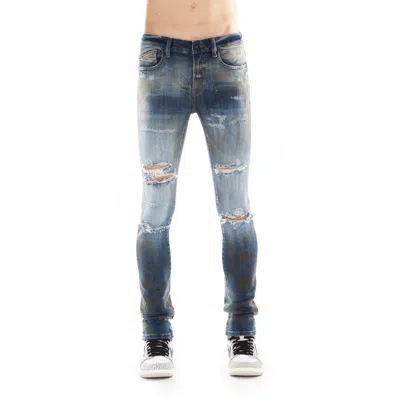 CULT OF INDIVIDUALITY PUNK SUPER SKINNY JEANS IN LARK