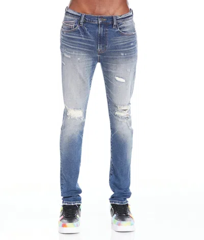 Cult Of Individuality Punk Super Skinny Stretch In Stoke In Blue