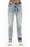 Cult Of Individuality Rocker 602 Release Hem Slim Fit Jeans In Blue