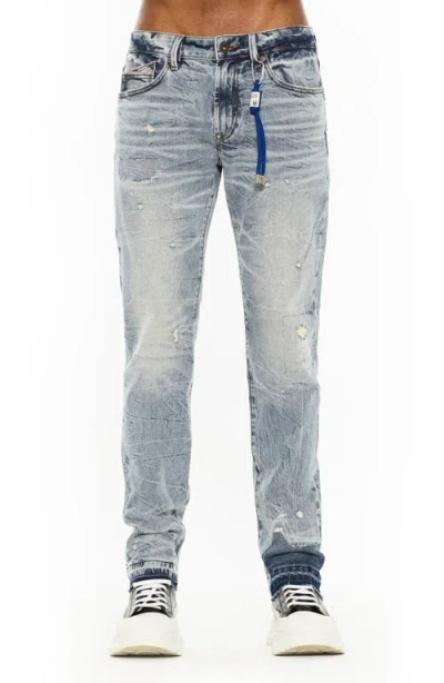 Cult Of Individuality Rocker 602 Release Hem Slim Fit Jeans In Blue