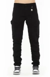 Cult Of Individuality Rocker 606 Cargo Jeans In Black