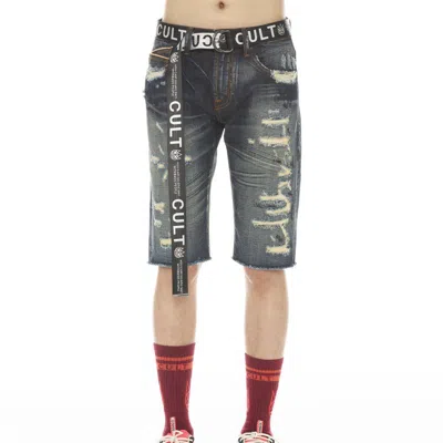 Cult Of Individuality Rocker Japanese Selvedge Shorts In Travick Grey