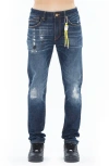 Cult Of Individuality Rocker Slim 602 Jeans In Marine
