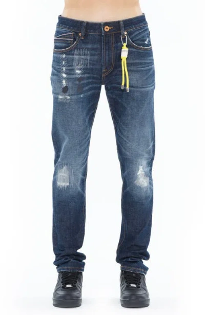 Cult Of Individuality Rocker Slim 602 Jeans In Marine