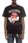 Cult Of Individuality Rolling Stoned Graphic T-shirt In Pirate Black