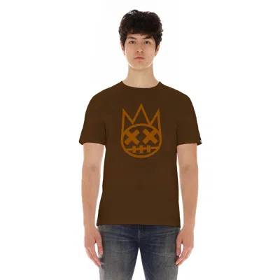 Cult Of Individuality Shimuchan Brown Logo Short Sleeve Crew Neck T Shirt
