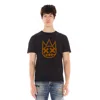 Cult Of Individuality Shimuchan Brown Logo Short Sleeve Crew Neck T Shirt In Black