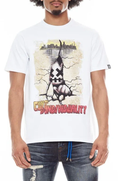 Cult Of Individuality Shimuchan Graphic T-shirt In White