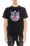 Cult Of Individuality Shimuchan Logo Graphic T-shirt In Pirate Black