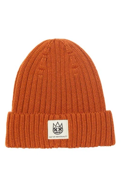 CULT OF INDIVIDUALITY CULT OF INDIVIDUALITY SHIMUCHAN LOGO PATCH BEANIE