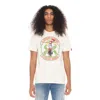 Cult Of Individuality Short Sleeve Crew Neck Tee 26/1's "friend In Weed" In White