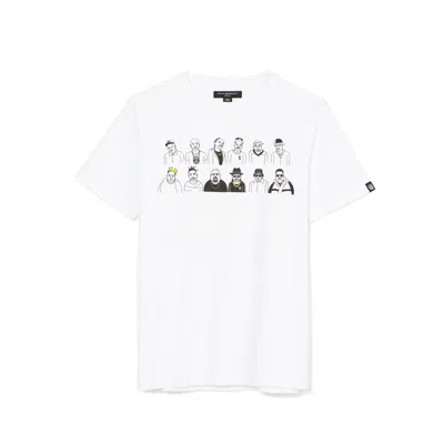 Cult Of Individuality Short Sleeve Crew Neck Tee "50 Years" In White