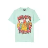 Cult Of Individuality Short Sleeve Crew Neck Tee "breaking The Law" In Blue
