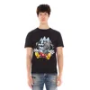 Cult Of Individuality Short Sleeve Crew Neck Tee "cult X Mickey" In Black