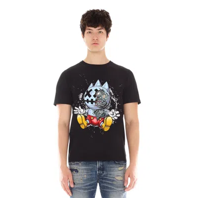 Cult Of Individuality Short Sleeve Crew Neck Tee "cult X Mickey" In Black