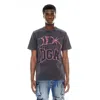 Cult Of Individuality Short Sleeve Crew Neck Tee "idk Idc Idgaf" In Blue