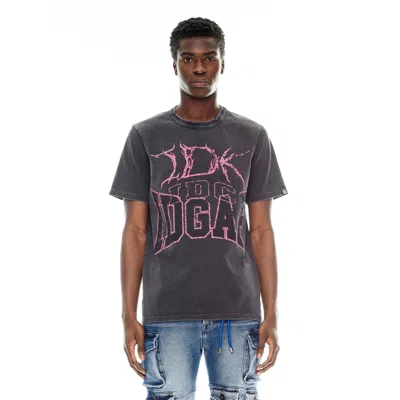 Cult Of Individuality Short Sleeve Crew Neck Tee "idk Idc Idgaf" In Blue