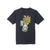 Cult Of Individuality Short Sleeve Crew Neck Tee "light Up The Sky" In Gray