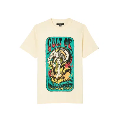 Cult Of Individuality Short Sleeve Crew Neck Tee "may The Bridges" In White