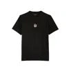 Cult Of Individuality Short Sleeve Crew Neck Tee "old English Logo" In Black