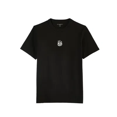 Cult Of Individuality Short Sleeve Crew Neck Tee "old English Logo" In Black