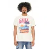 Cult Of Individuality Short Sleeve Crew Neck Tee "passport Boys" In Yellow